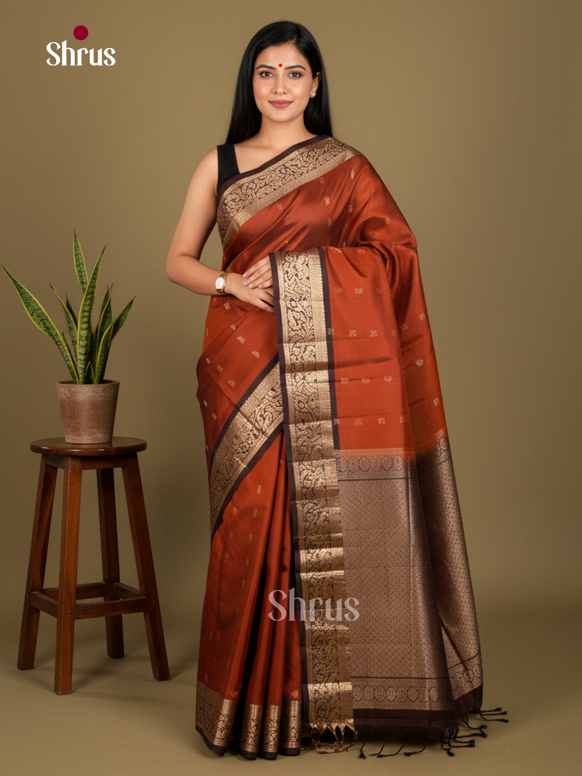 Softsilk-halfpure Saree - EDS04061 - Shop on Shrus.com