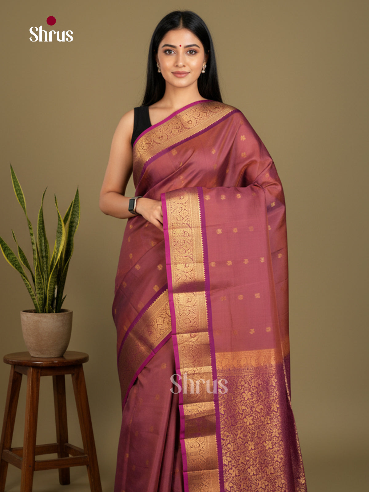 Softsilk-halfpure Saree - EDS04070 - Shop on Shrus.com