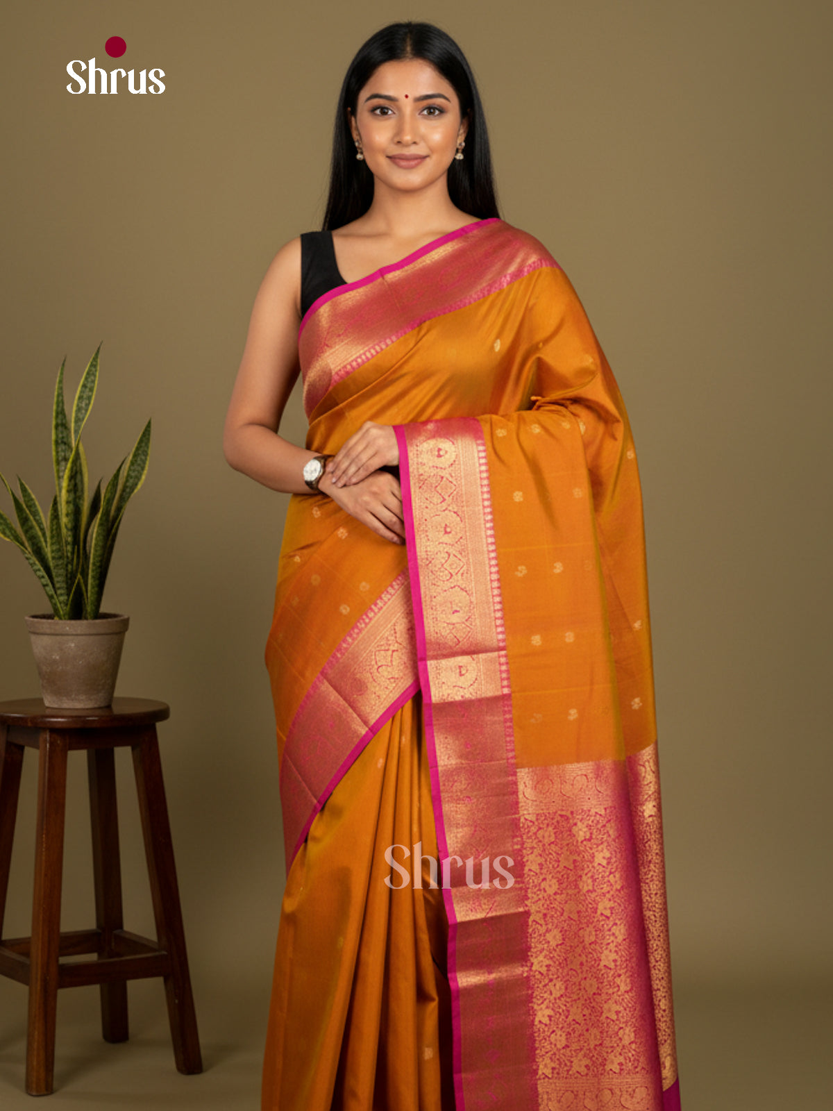 Softsilk-halfpure Saree - EDS04071 - Shop on Shrus.com