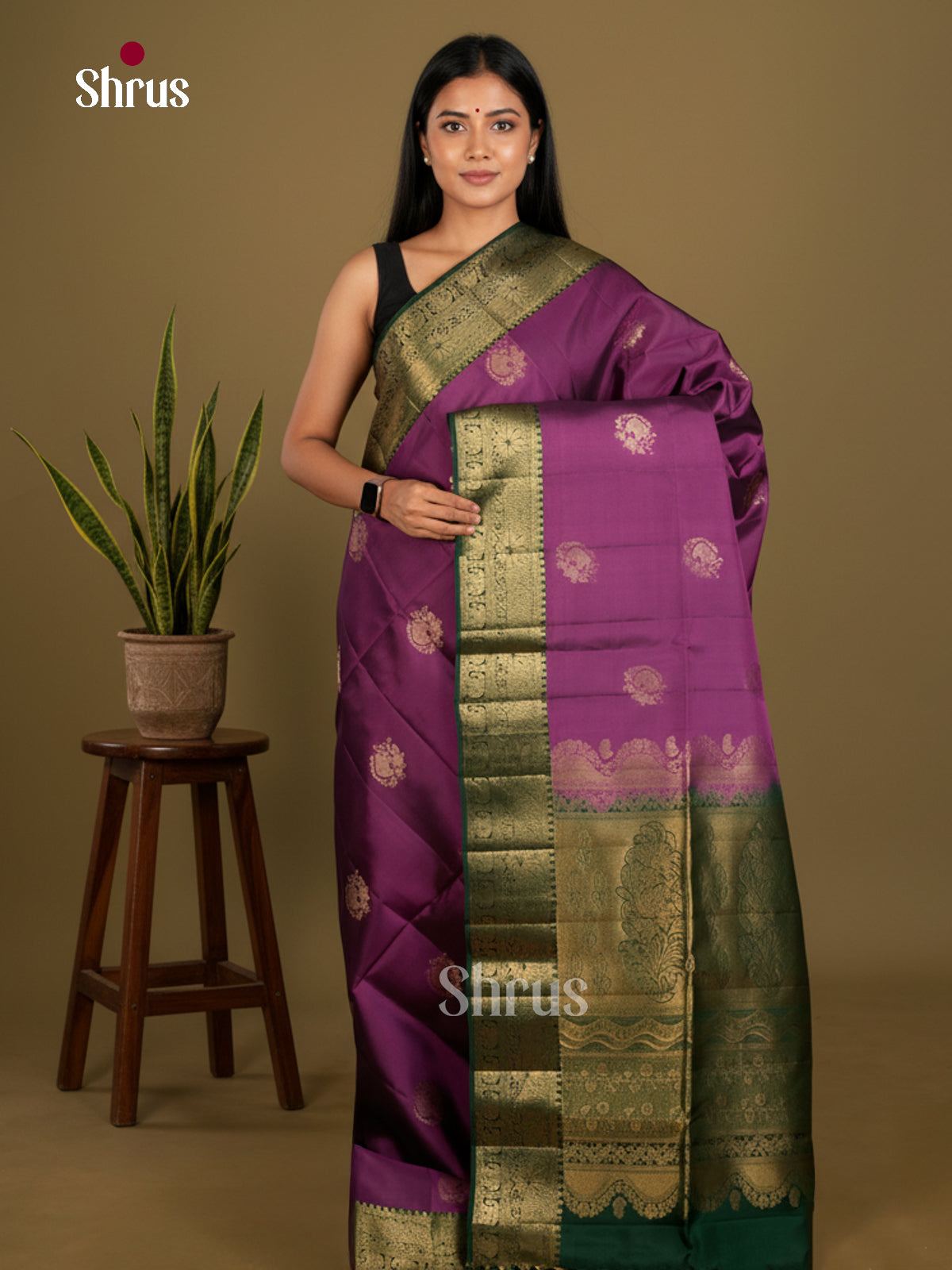 Softsilk-halfpure Saree - EDS04073 - Shop on Shrus.com