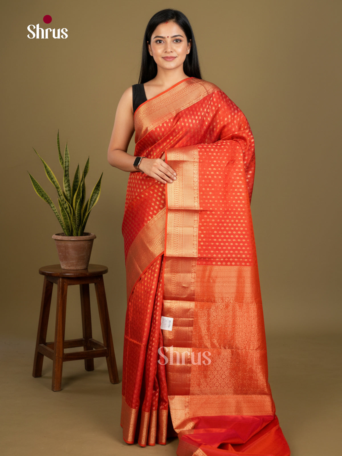 Kanchipuram silk Saree - EDS04136 - Shop on Shrus.com