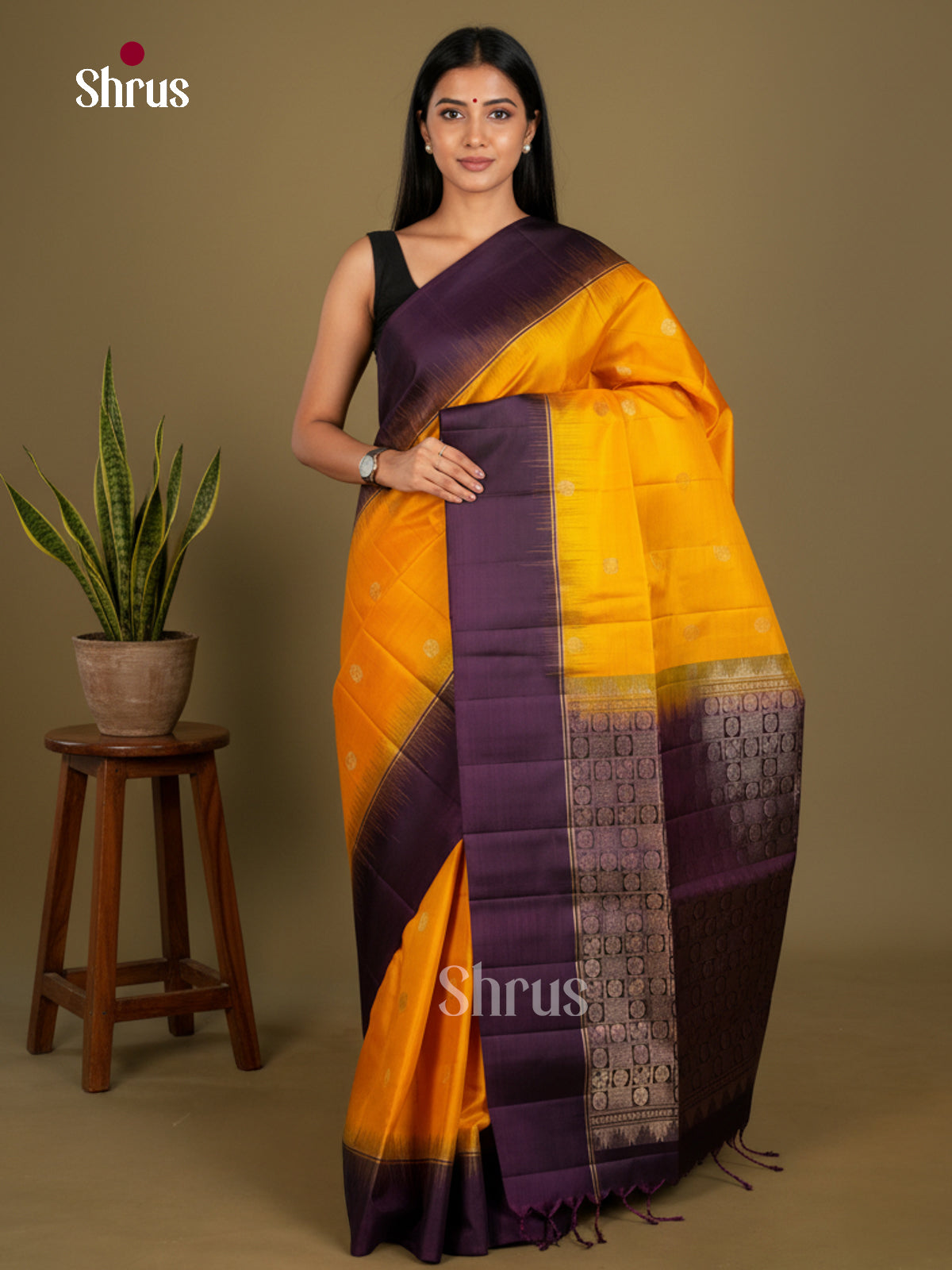 Soft Silk Saree - EDS04147 - Shop on Shrus.com