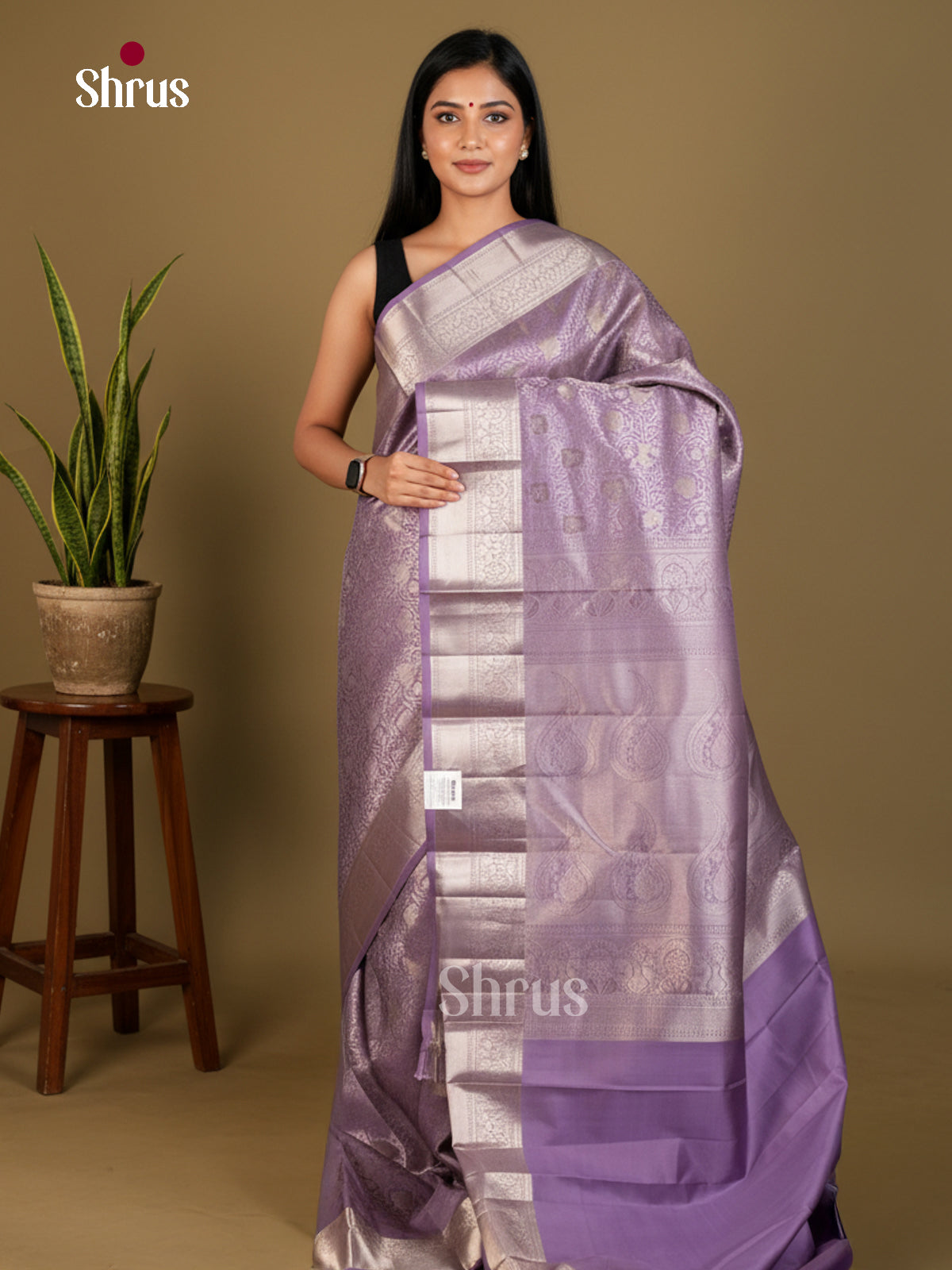 Kanchipuram silk Saree - EDS04162 - Shop on Shrus.com