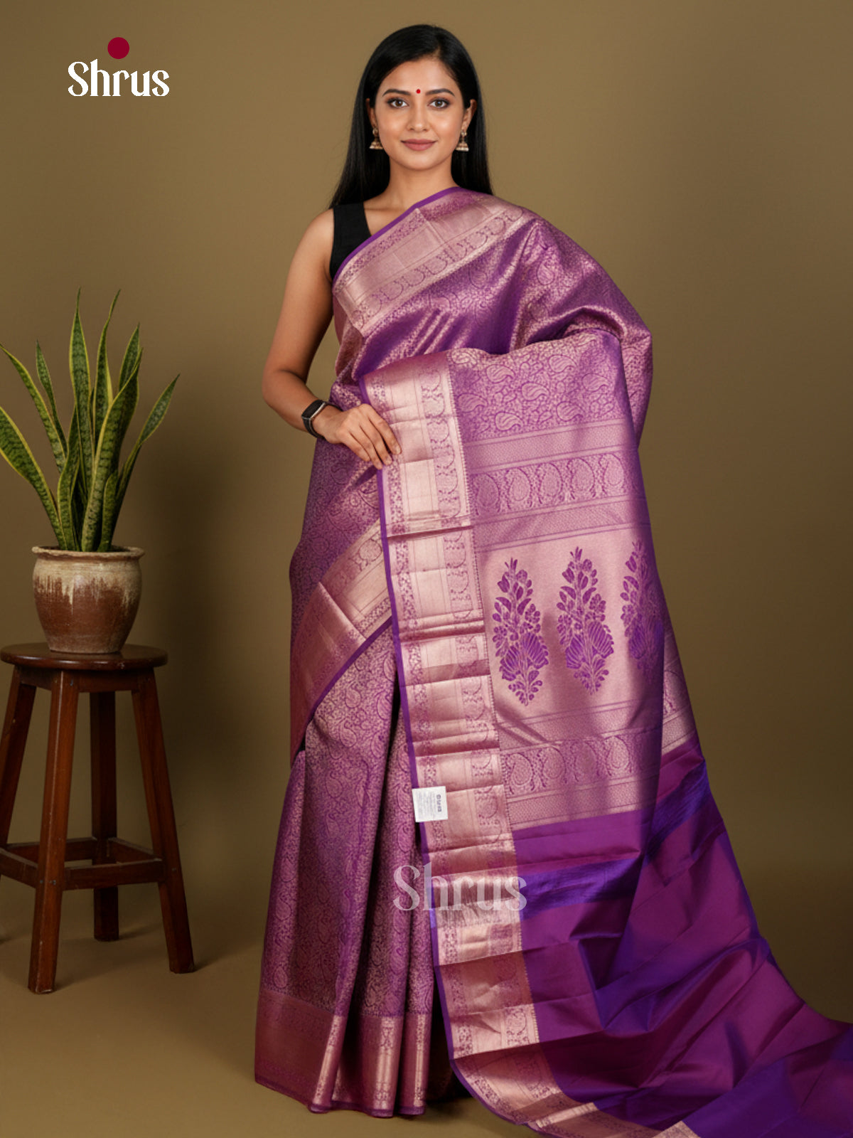 Kanchipuram silk Saree - EDS04170