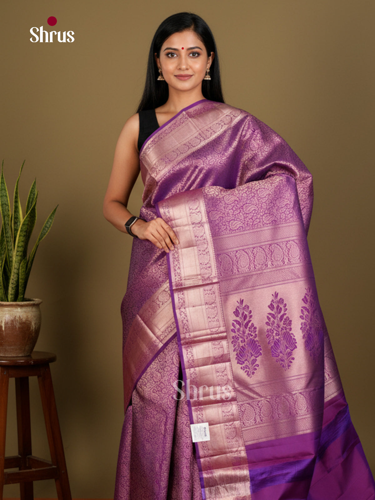 Kanchipuram silk Saree - EDS04170