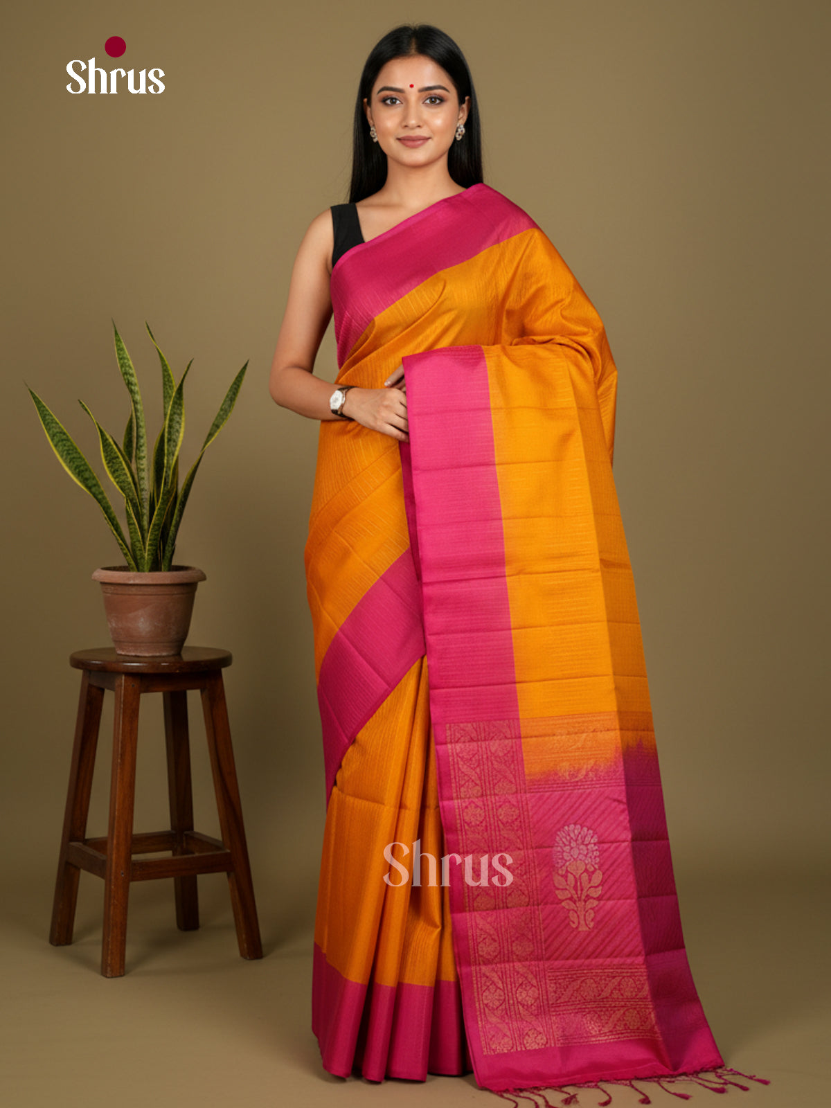 Soft Silk Saree - EDS04197 - Shop on Shrus.com
