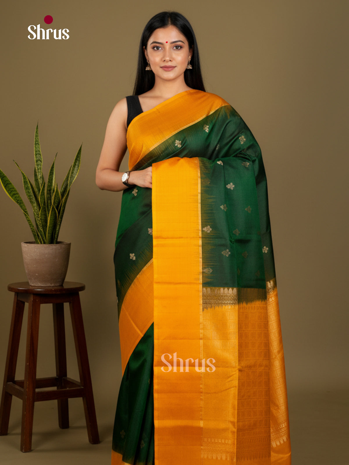 Soft Silk Saree - EDS04208 - Shop on Shrus.com