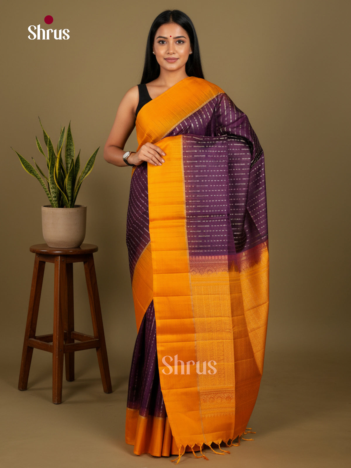 Soft Silk Saree - EDS04209 - Shop on Shrus.com