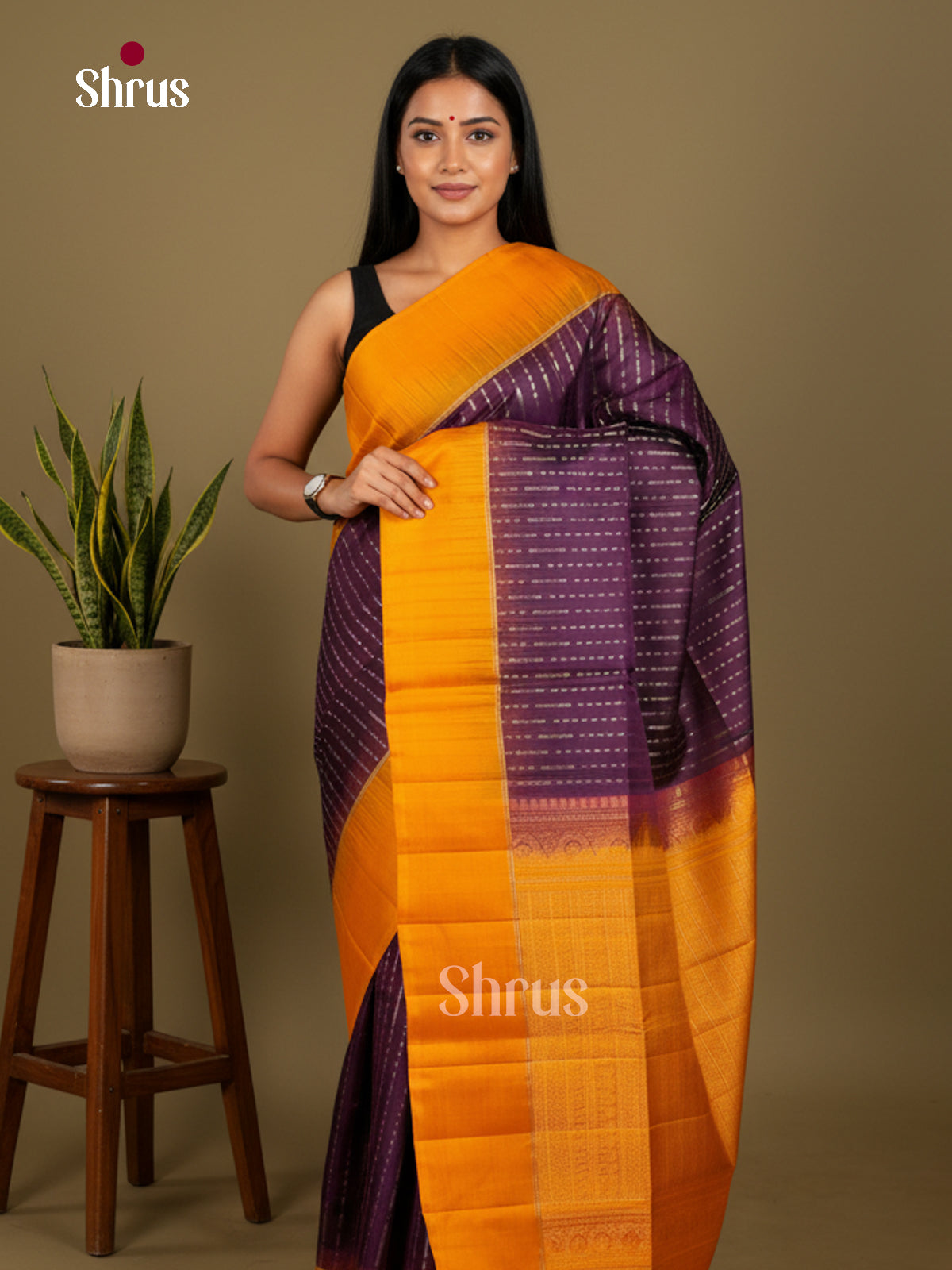 Soft Silk Saree - EDS04209 - Shop on Shrus.com