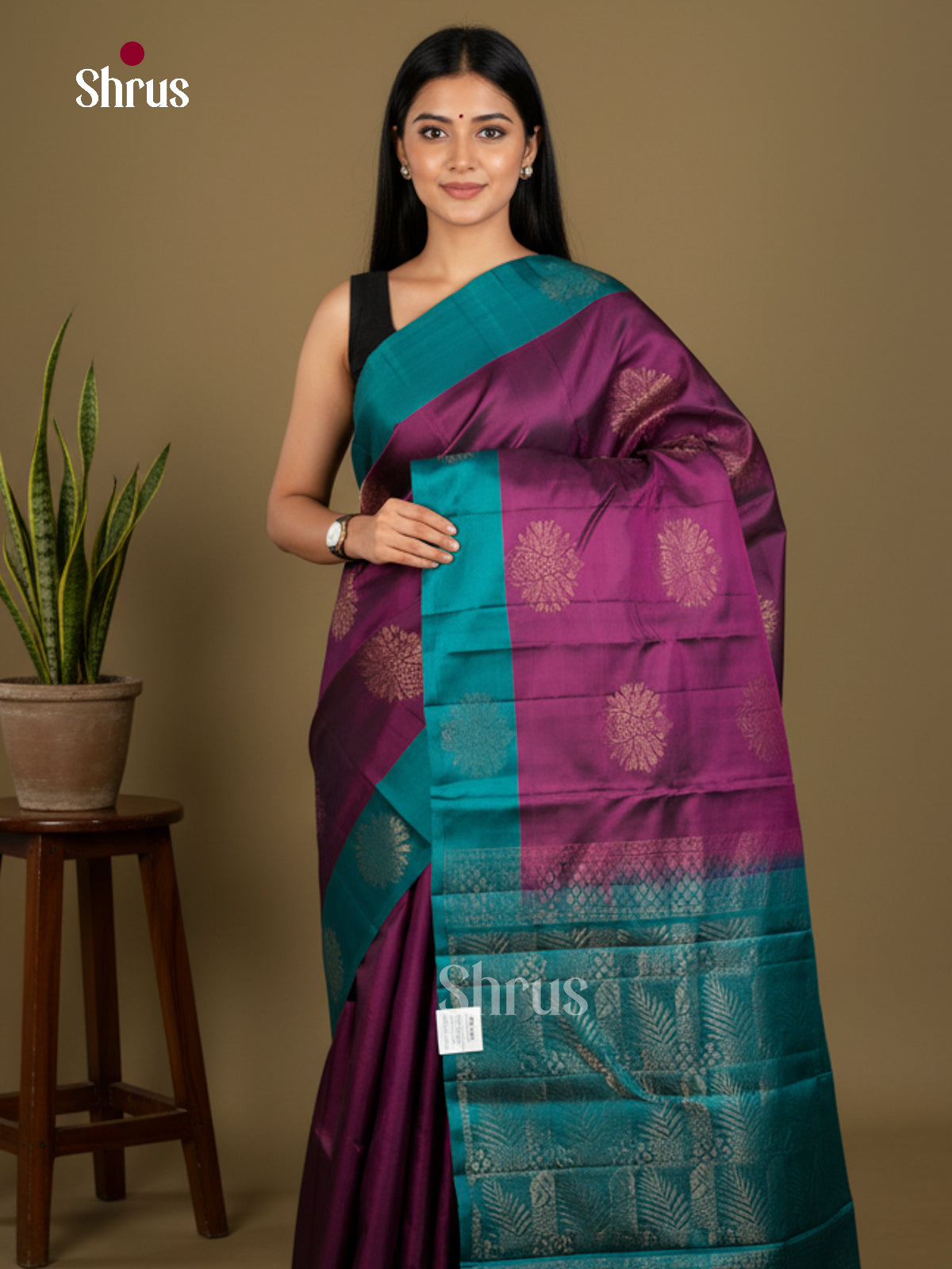 Softsilk-halfpure Saree - EDS04219 - Shop on Shrus.com