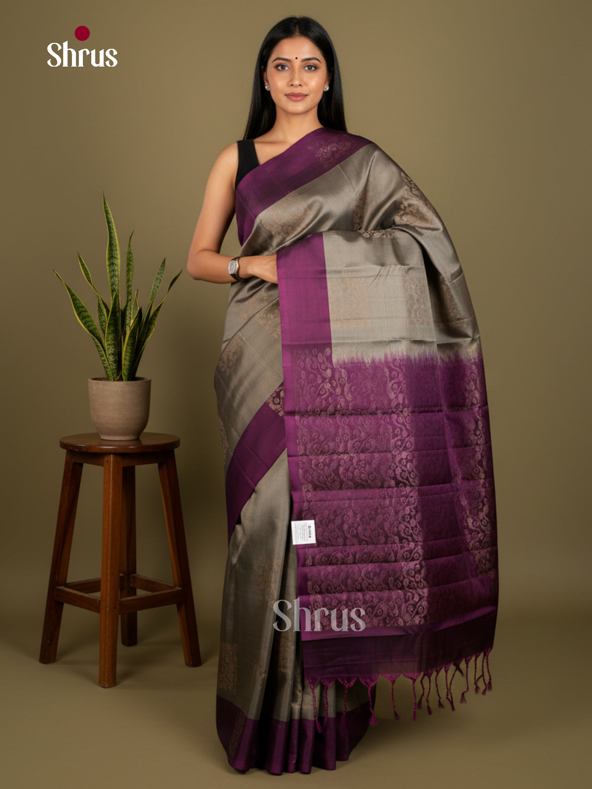 Softsilk-halfpure Saree - EDS04225 - Shop on Shrus.com