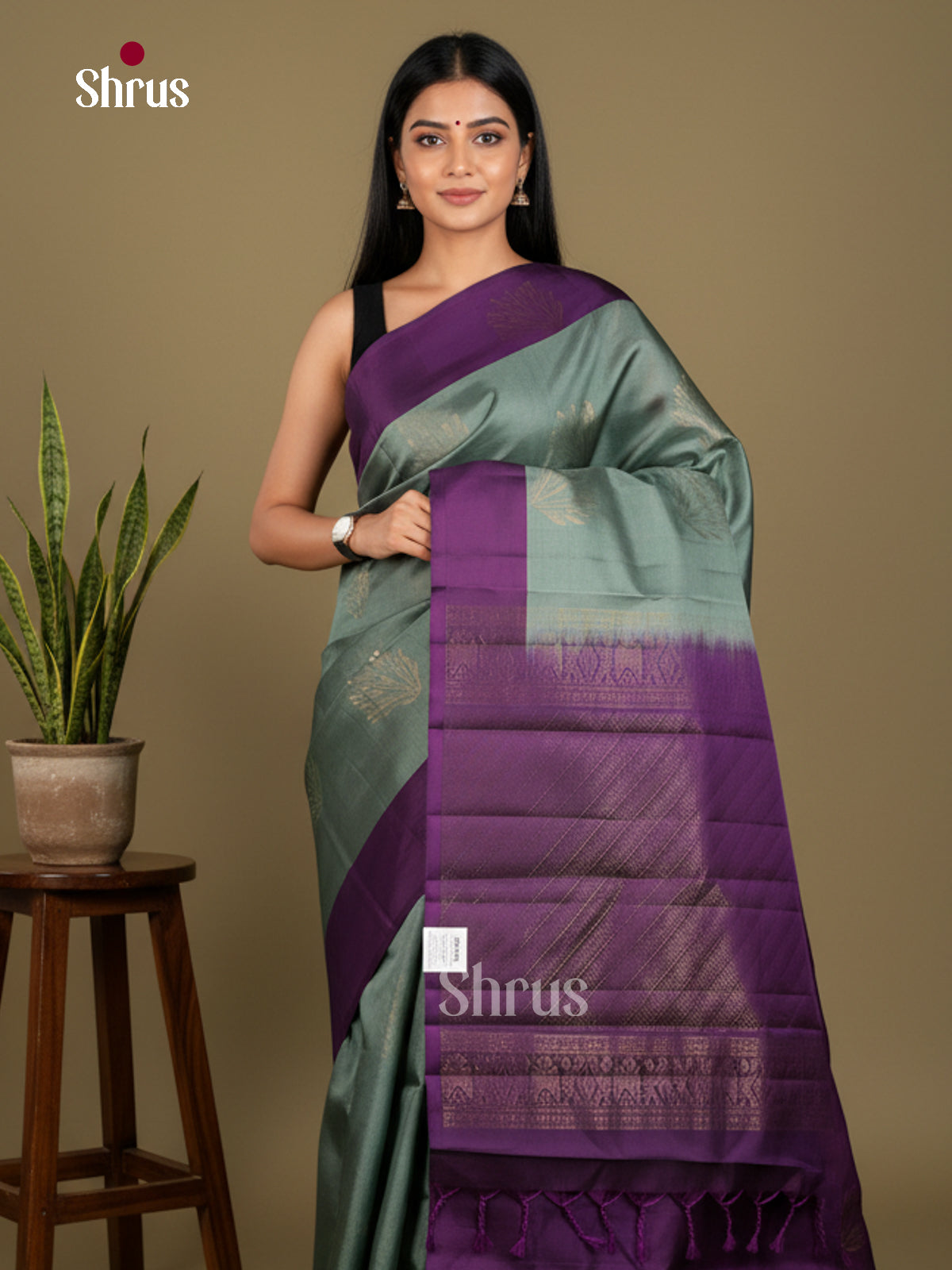 Softsilk-halfpure Saree - EDS04230 - Shop on Shrus.com