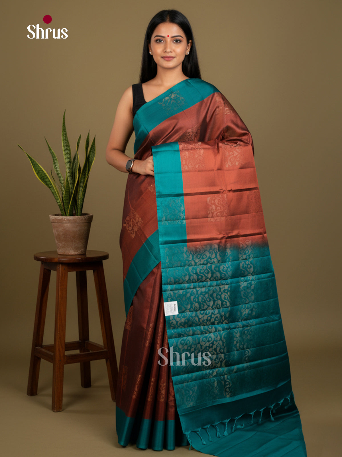 Softsilk-halfpure Saree - EDS04233 - Shop on Shrus.com