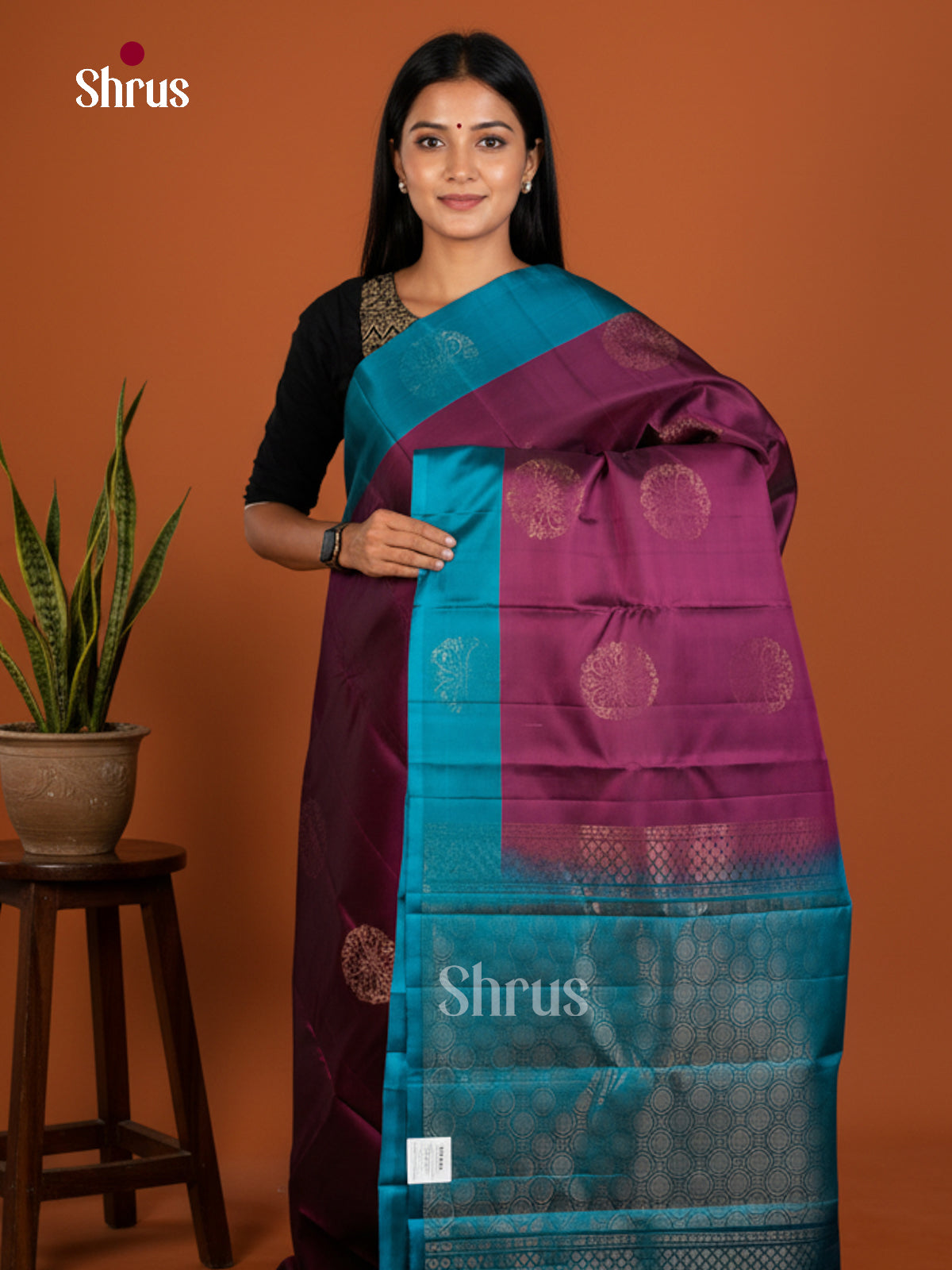 Softsilk-halfpure Saree - EDS04243 - Shop on Shrus.com