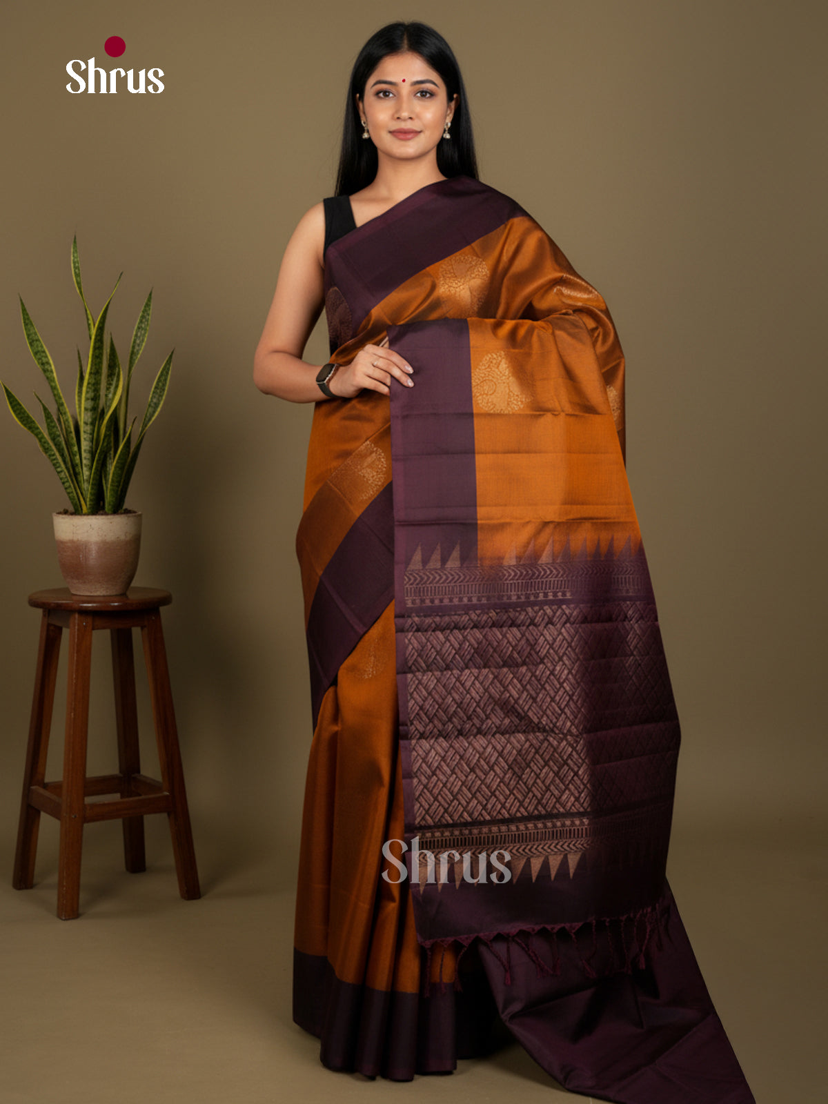 Softsilk-halfpure Saree - EDS04244 - Shop on Shrus.com