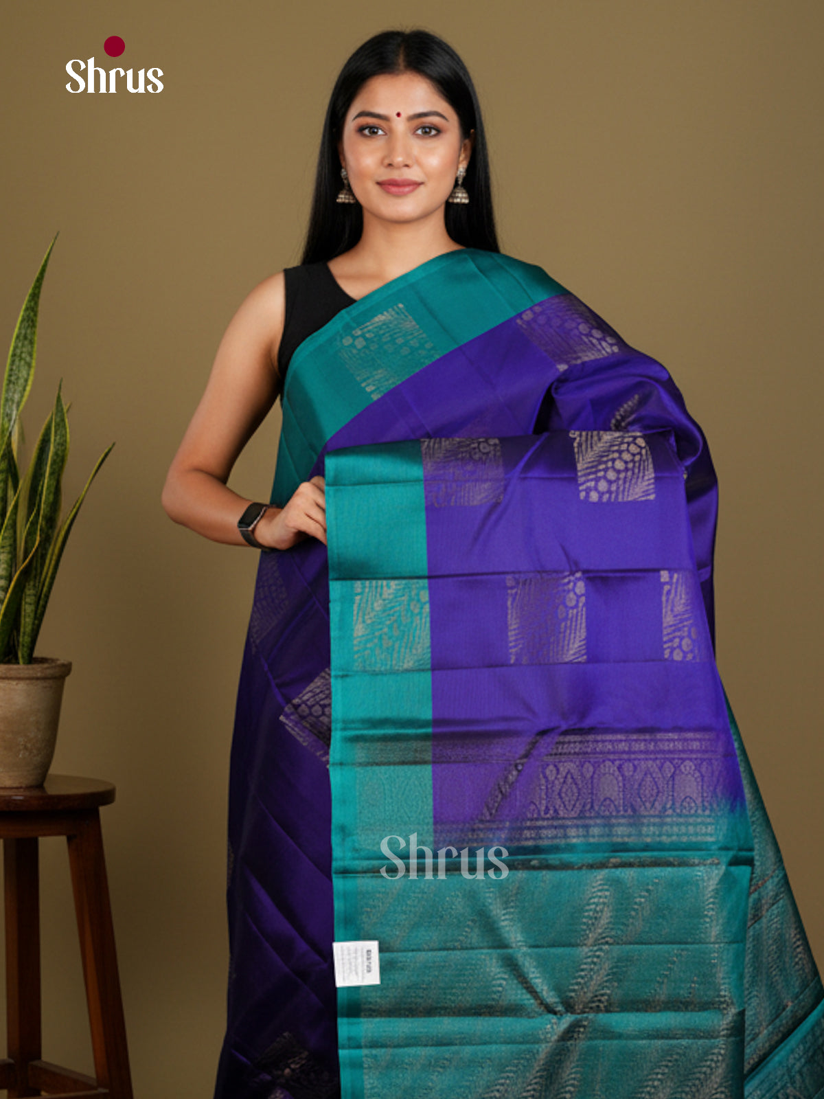 Softsilk-halfpure Saree - EDS04249 - Shop on Shrus.com