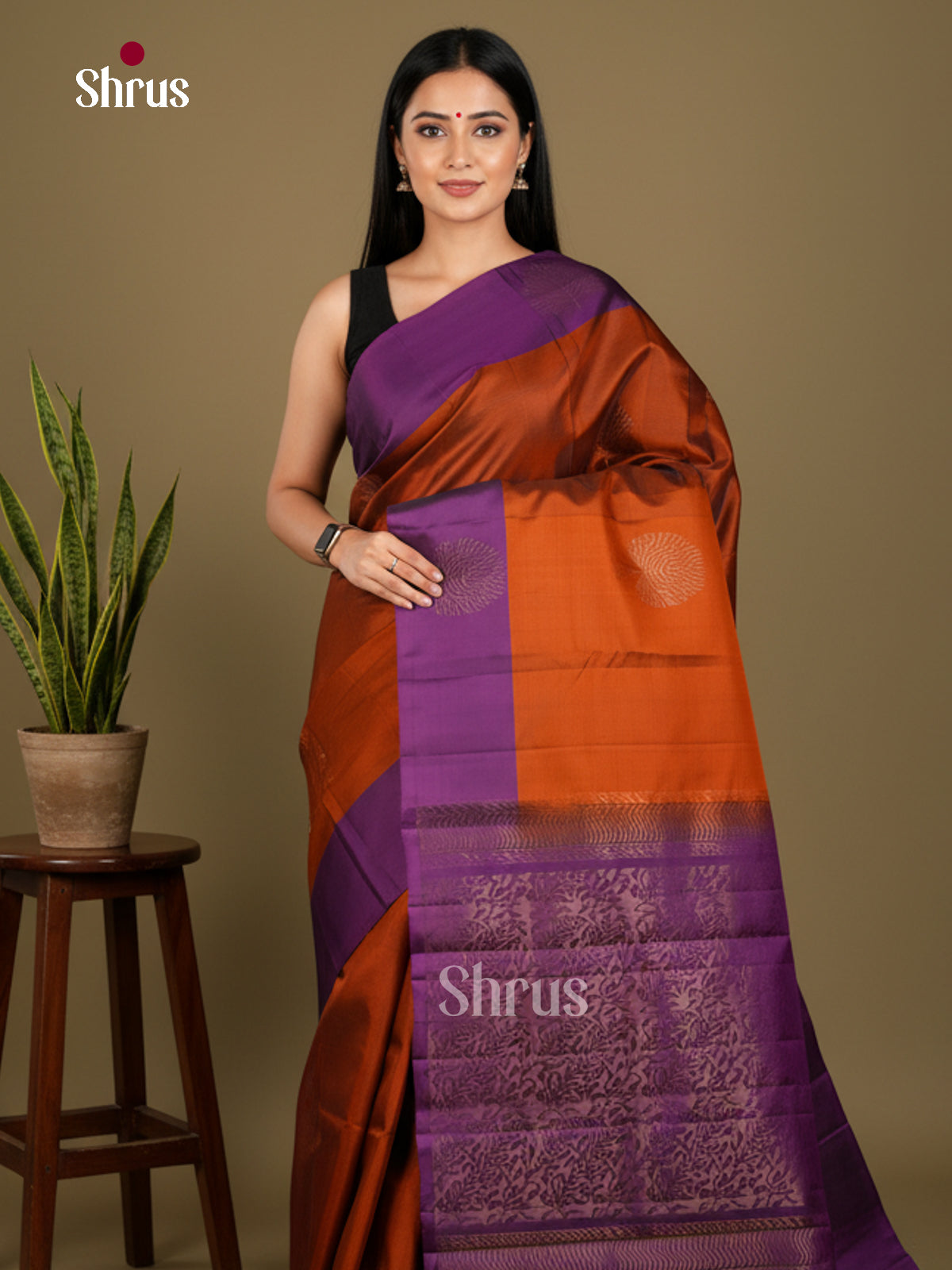Softsilk-halfpure Saree - EDS04250 - Shop on Shrus.com
