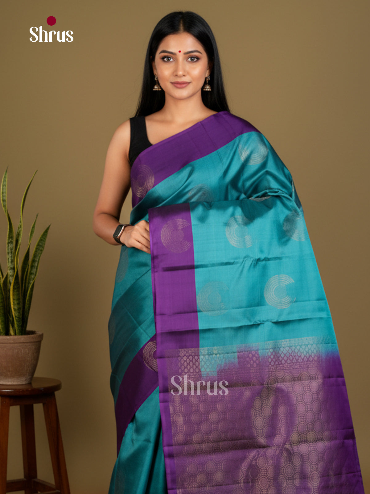 Softsilk-halfpure Saree - EDS04254 - Shop on Shrus.com