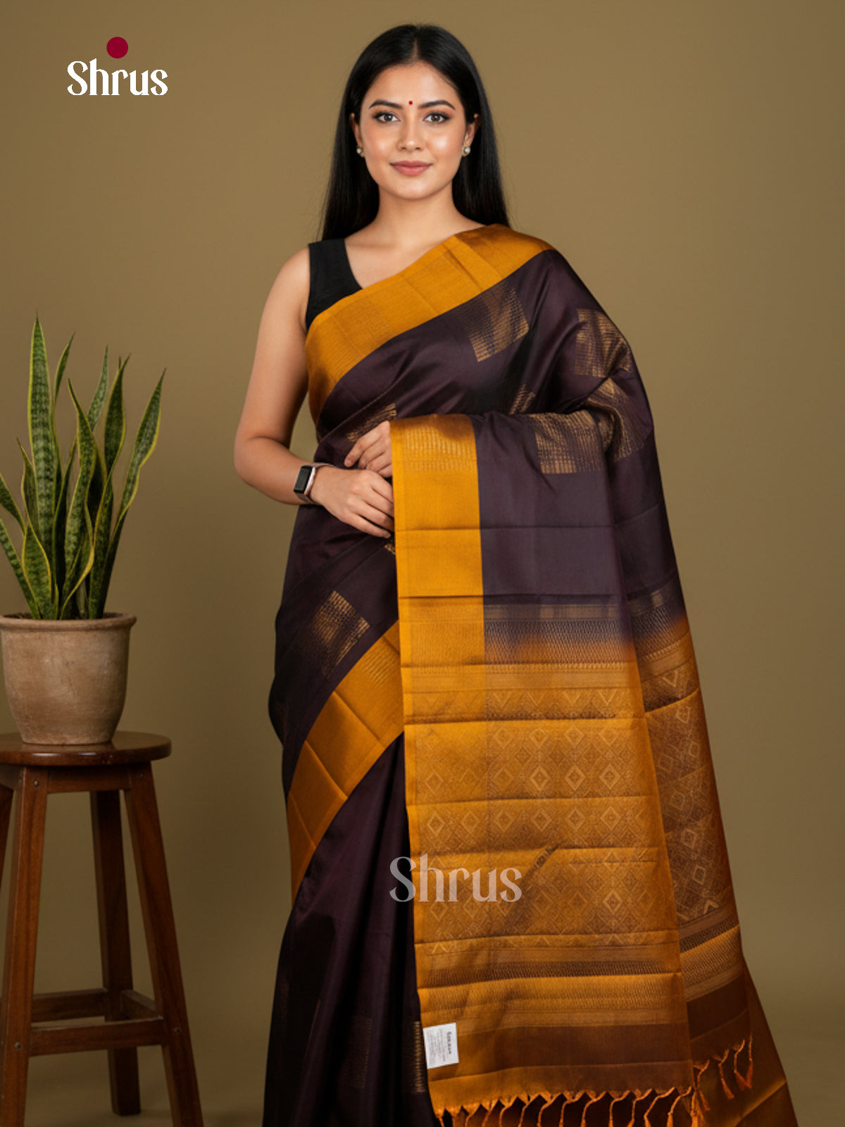 Softsilk-halfpure Saree - EDS04256 - Shop on Shrus.com