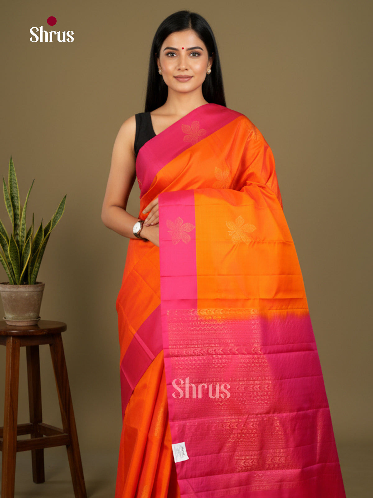 Softsilk-halfpure Saree - EDS04257 - Shop on Shrus.com
