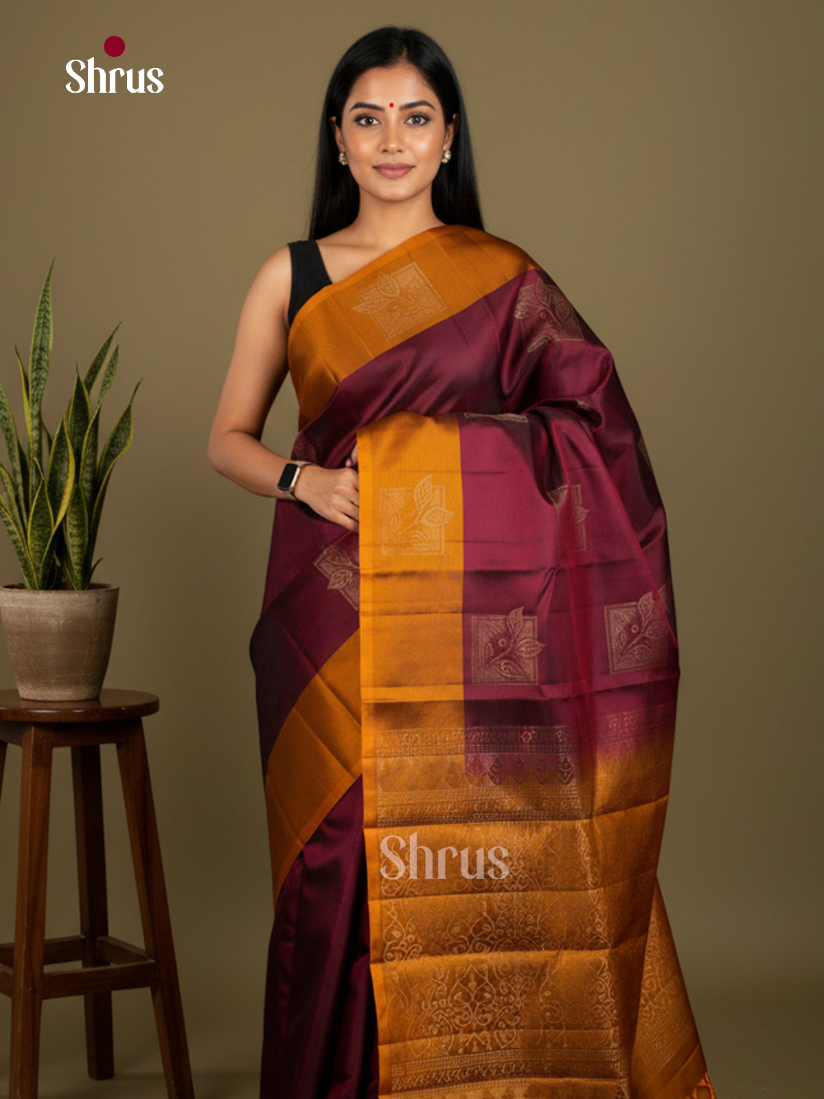 Softsilk-halfpure Saree - EDS04268 - Shop on Shrus.com