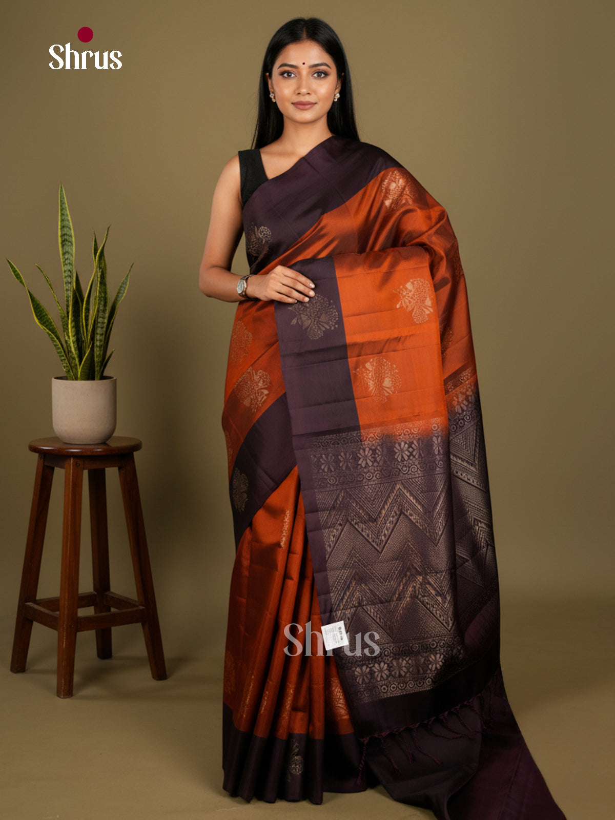 Softsilk-halfpure Saree - EDS04271 - Shop on Shrus.com