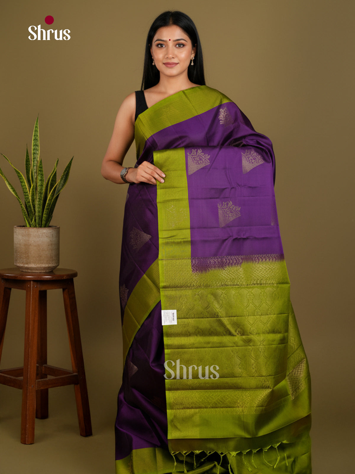 Softsilk-halfpure Saree - EDS04275 - Shop on Shrus.com