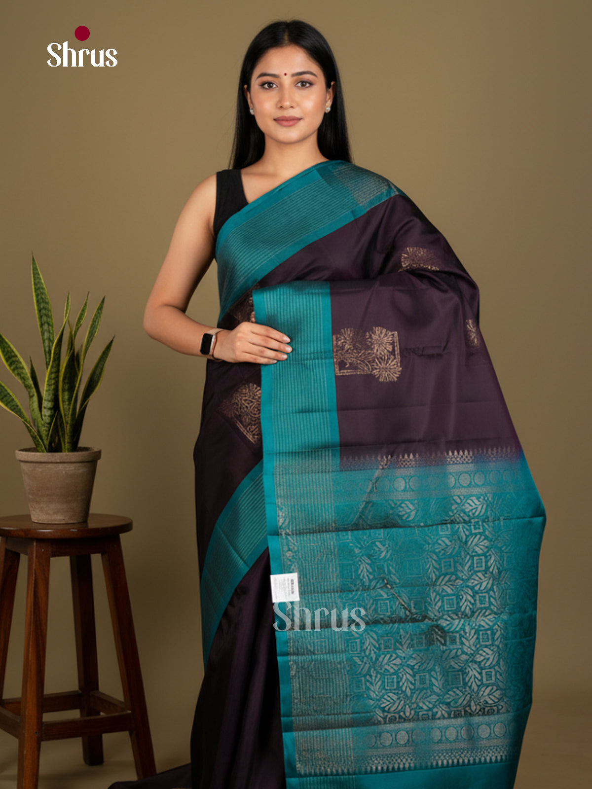 Softsilk-halfpure Saree - EDS04277 - Shop on Shrus.com