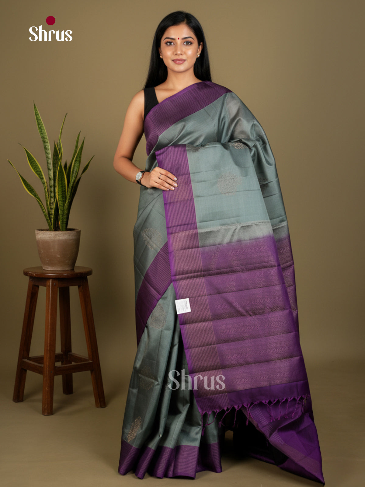 Softsilk-halfpure Saree - EDS04278 - Shop on Shrus.com
