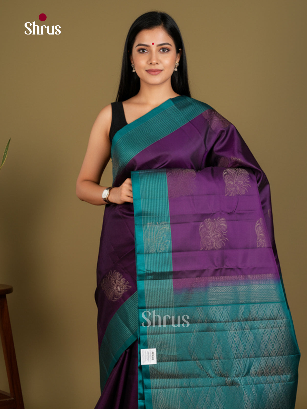 Softsilk-halfpure Saree - EDS04298 - Shop on Shrus.com