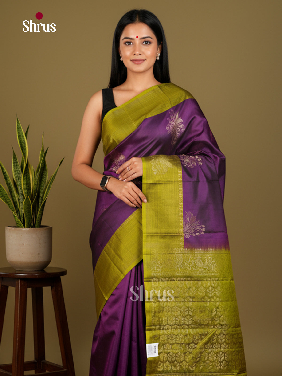 Softsilk-halfpure Saree - EDS04301 - Shop on Shrus.com