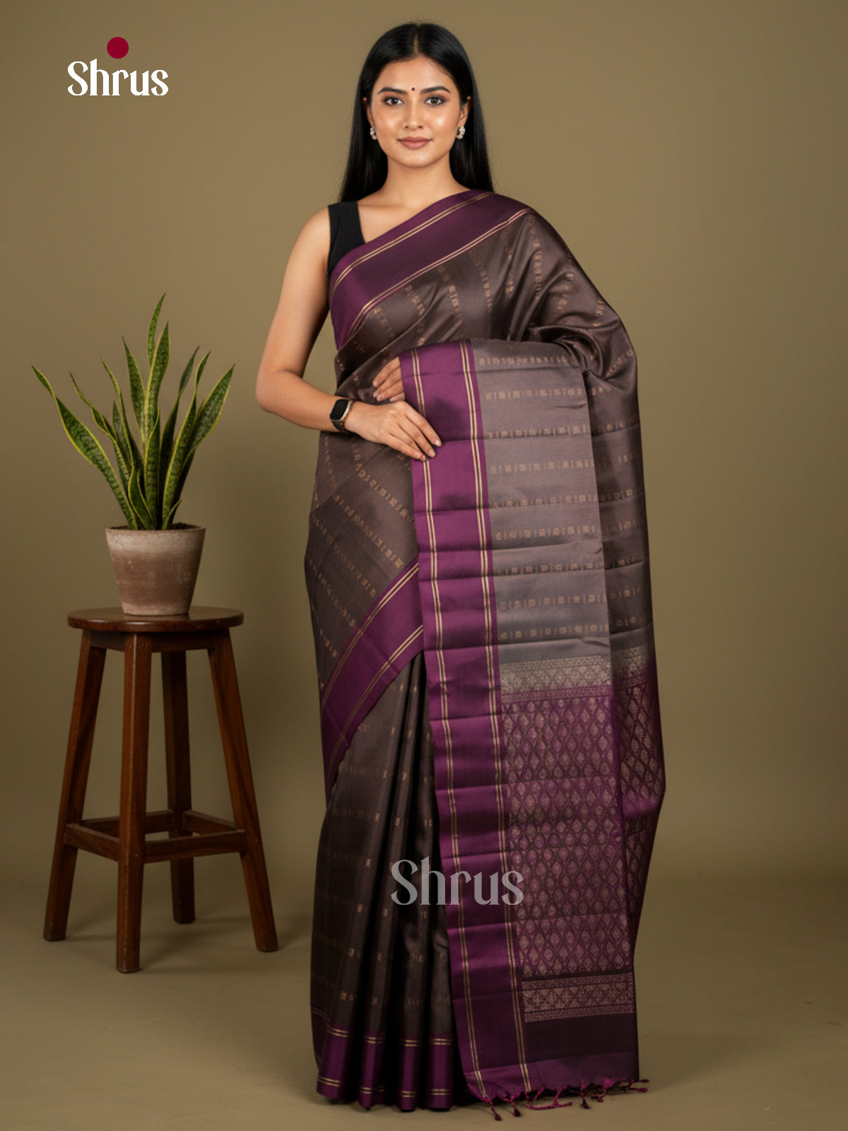 Softsilk-halfpure Saree - EDS04302 - Shop on Shrus.com