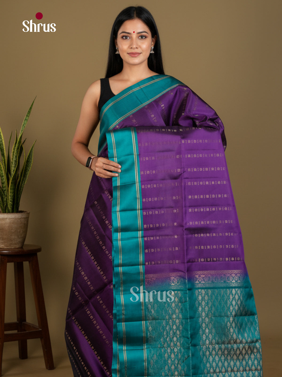 Softsilk-halfpure Saree - EDS04304 - Shop on Shrus.com