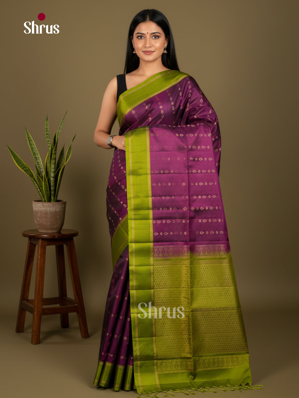 Softsilk-halfpure Saree - EDS04305 - Shop on Shrus.com