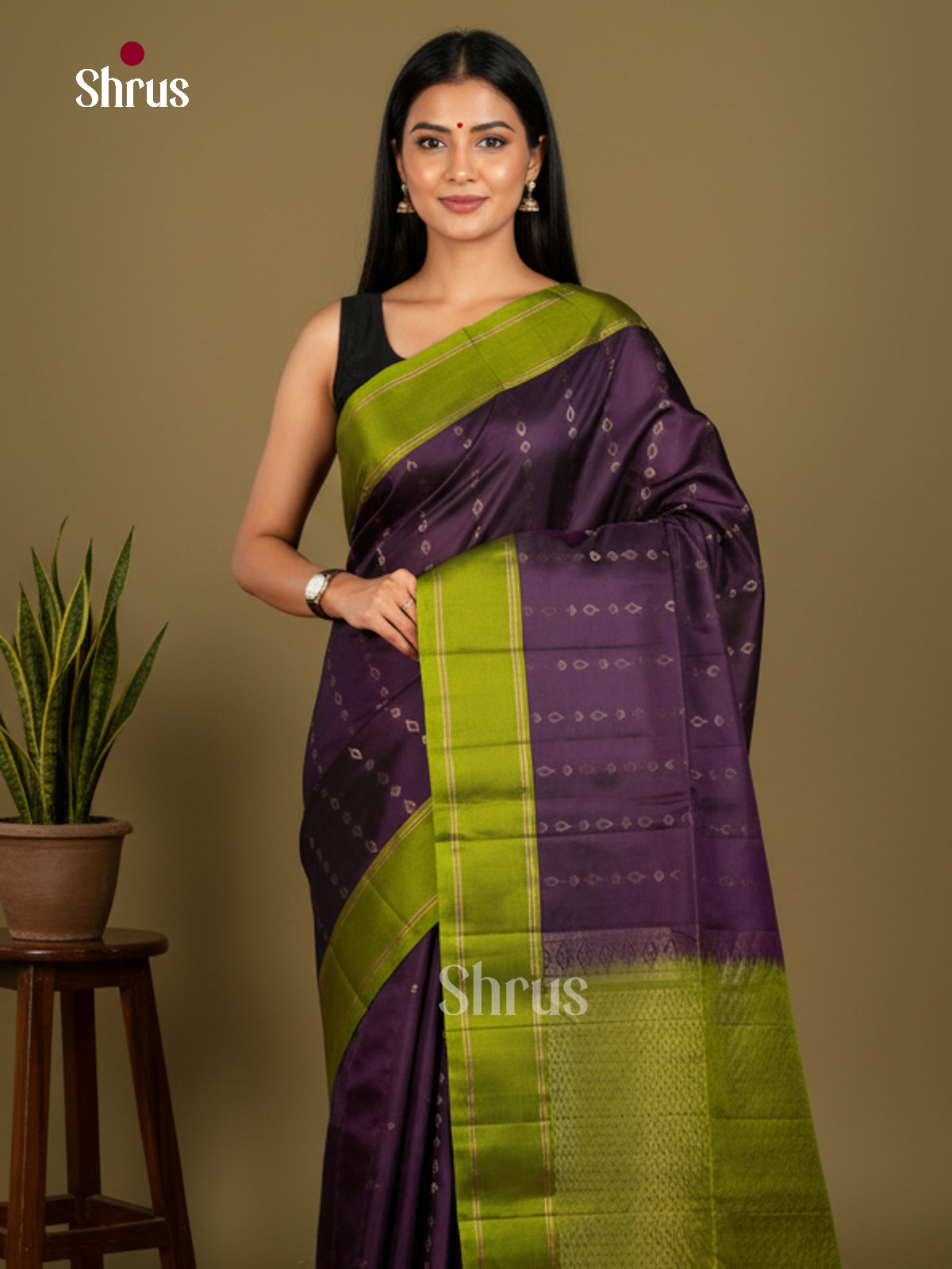 Softsilk-halfpure Saree - EDS04306 - Shop on Shrus.com