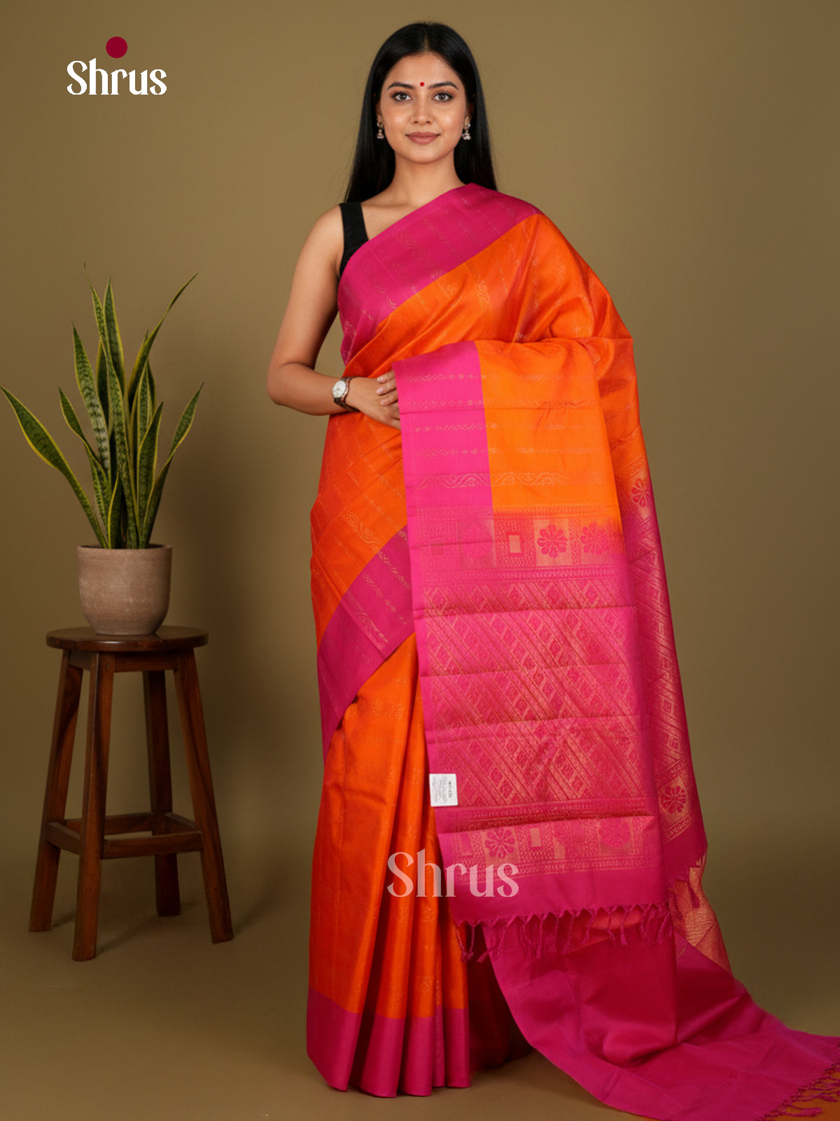 Softsilk-halfpure Saree - EDS04312 - Shop on Shrus.com