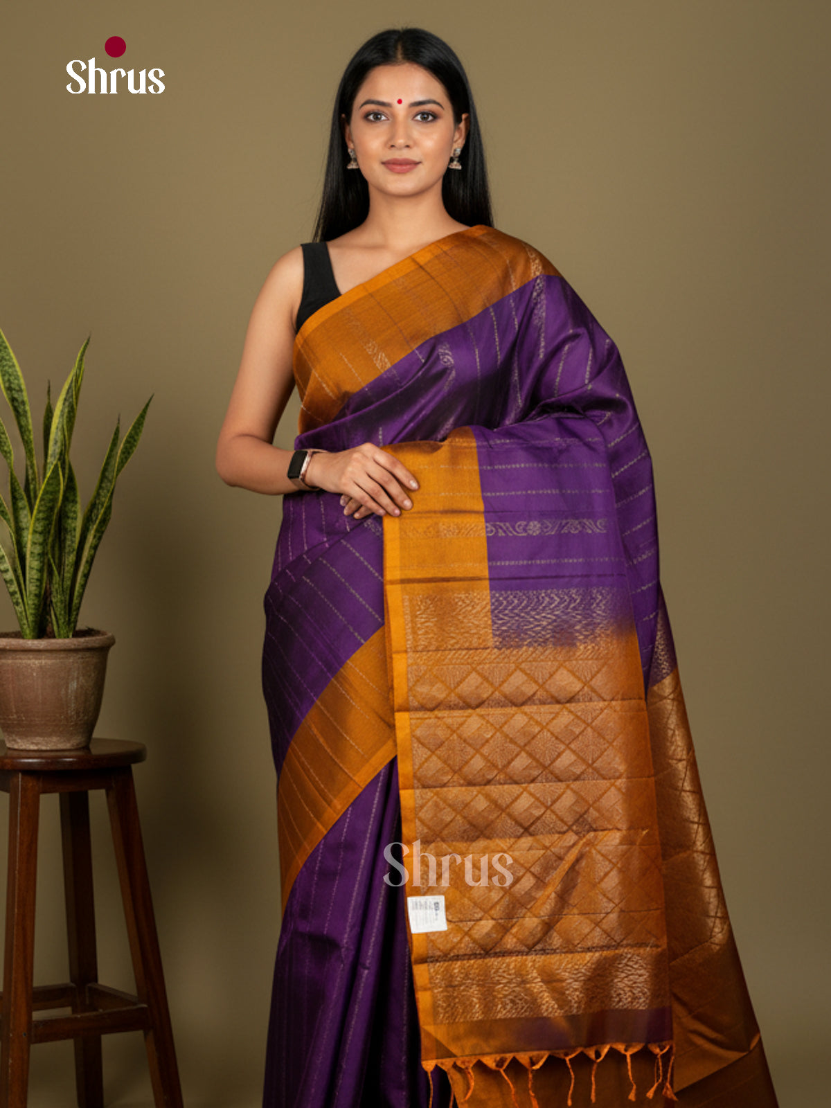 Softsilk-halfpure Saree - EDS04315 - Shop on Shrus.com