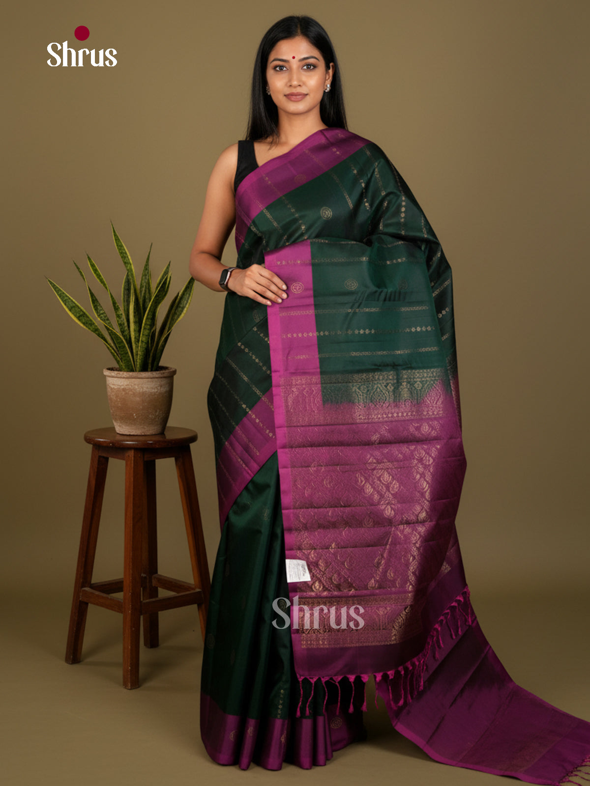 Softsilk-halfpure Saree - EDS04316 - Shop on Shrus.com