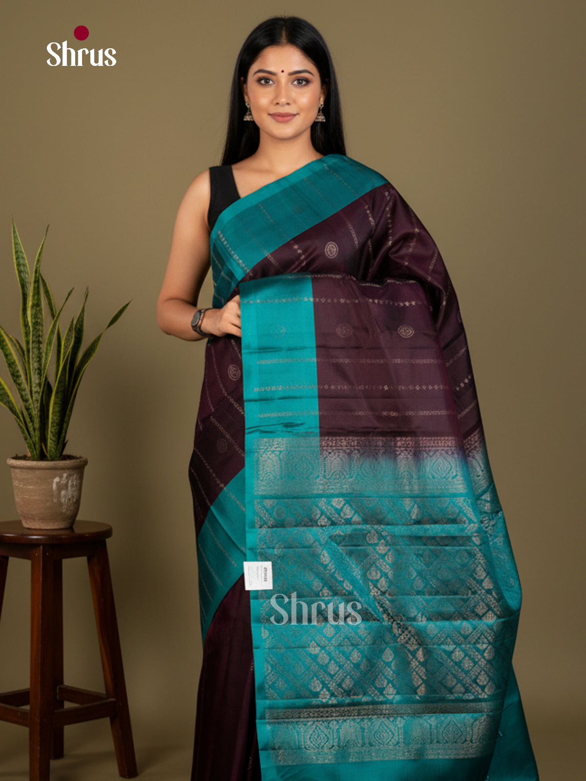 Softsilk-halfpure Saree - EDS04323 - Shop on Shrus.com
