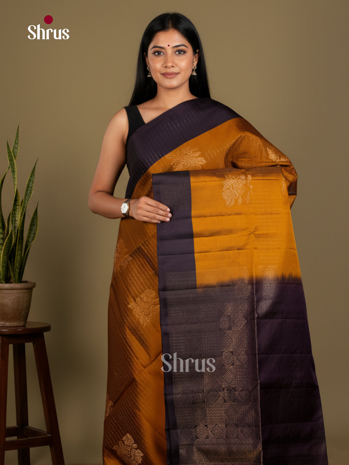 Softsilk-halfpure Saree - EDS04332 - Shop on Shrus.com