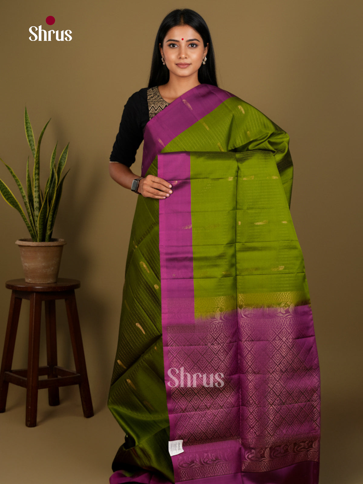 Softsilk-halfpure Saree - EDS04333 - Shop on Shrus.com