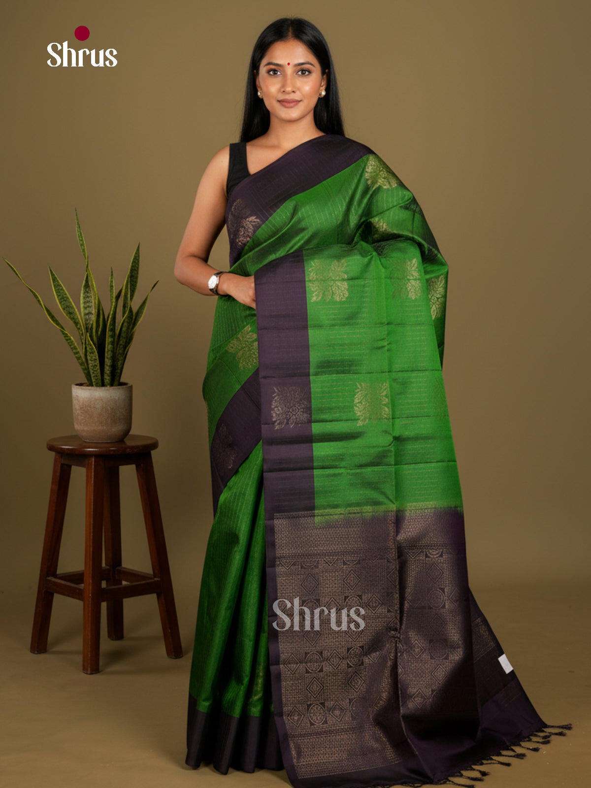 Softsilk-halfpure Saree - EDS04336 - Shop on Shrus.com