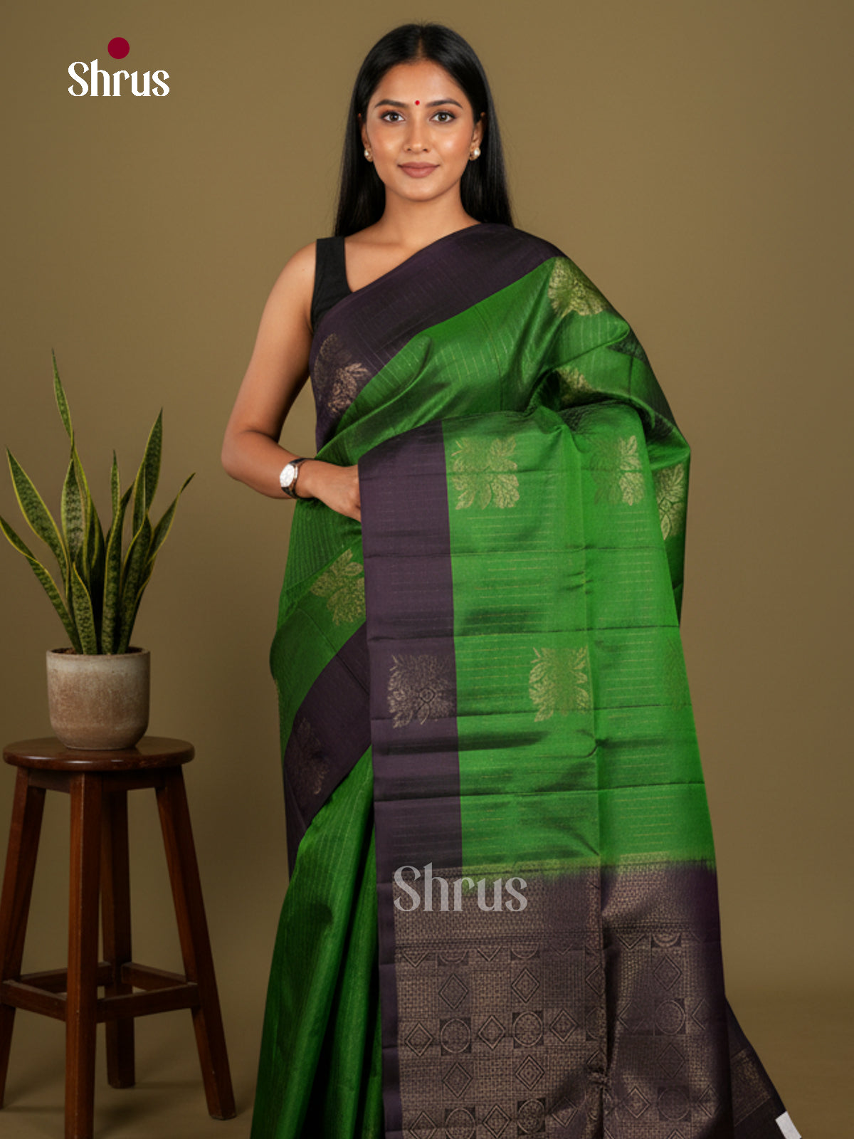 Softsilk-halfpure Saree - EDS04336 - Shop on Shrus.com