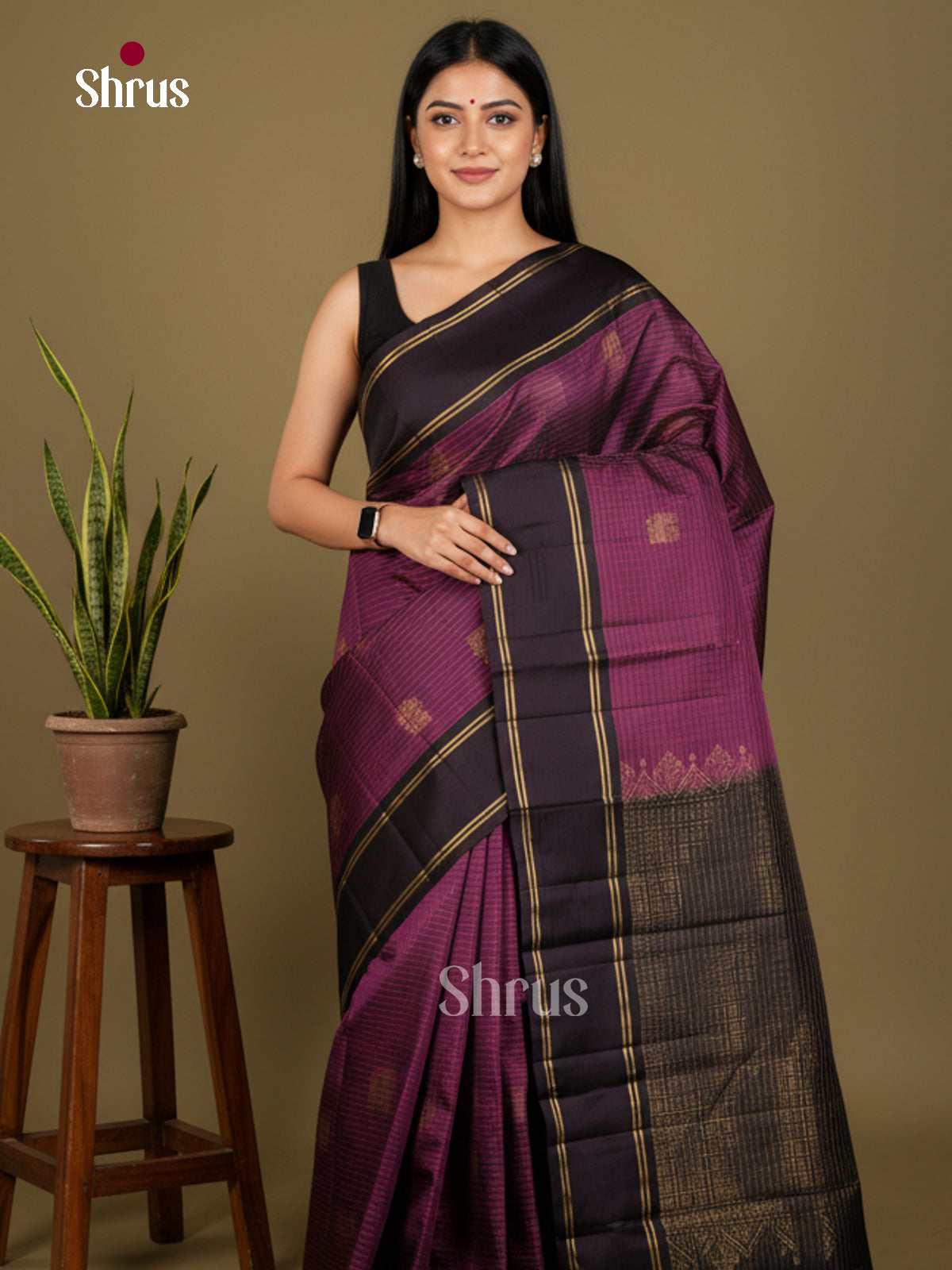 Softsilk-halfpure Saree - EDS04341 - Shop on Shrus.com