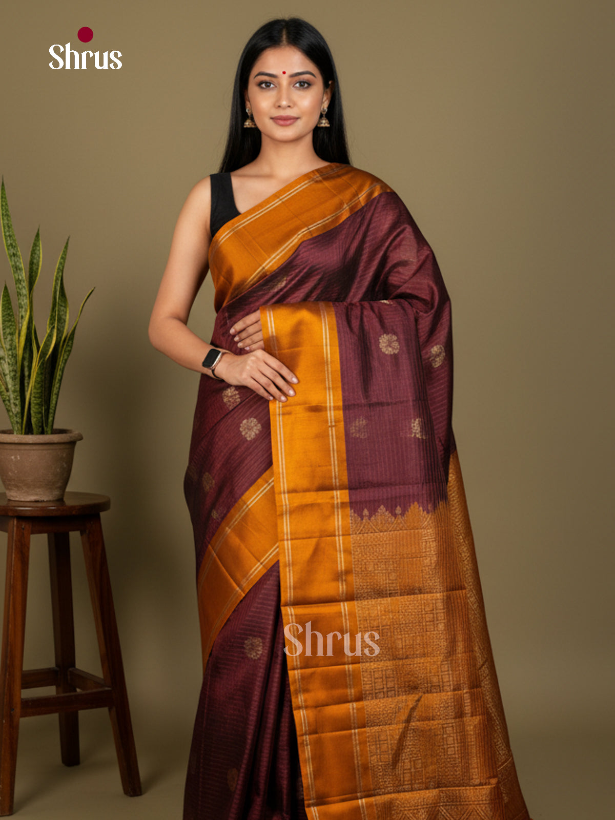 Softsilk-halfpure Saree - EDS04344 - Shop on Shrus.com