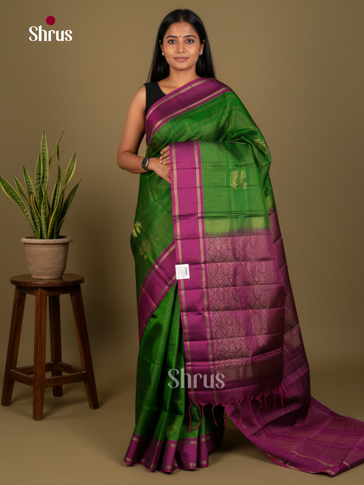 Softsilk-halfpure Saree - EDS04354 - Shop on Shrus.com