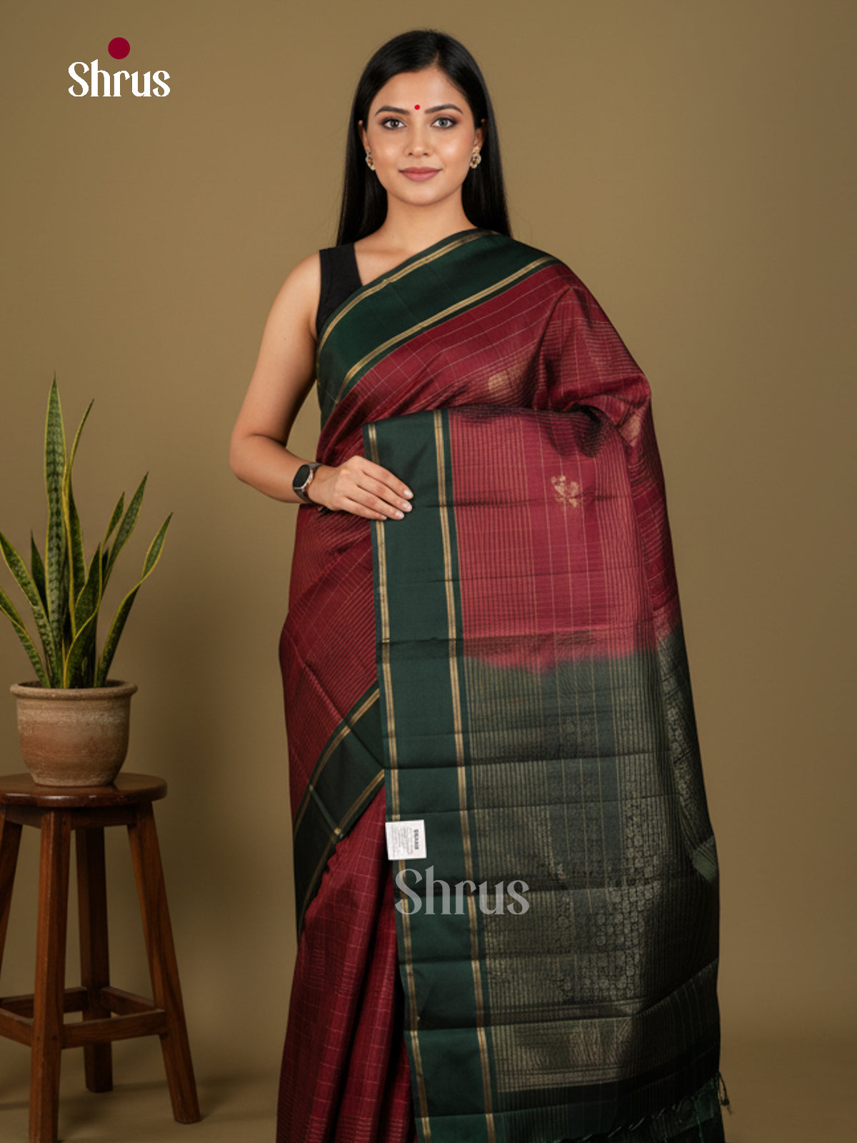 Softsilk-halfpure Saree - EDS04356 - Shop on Shrus.com