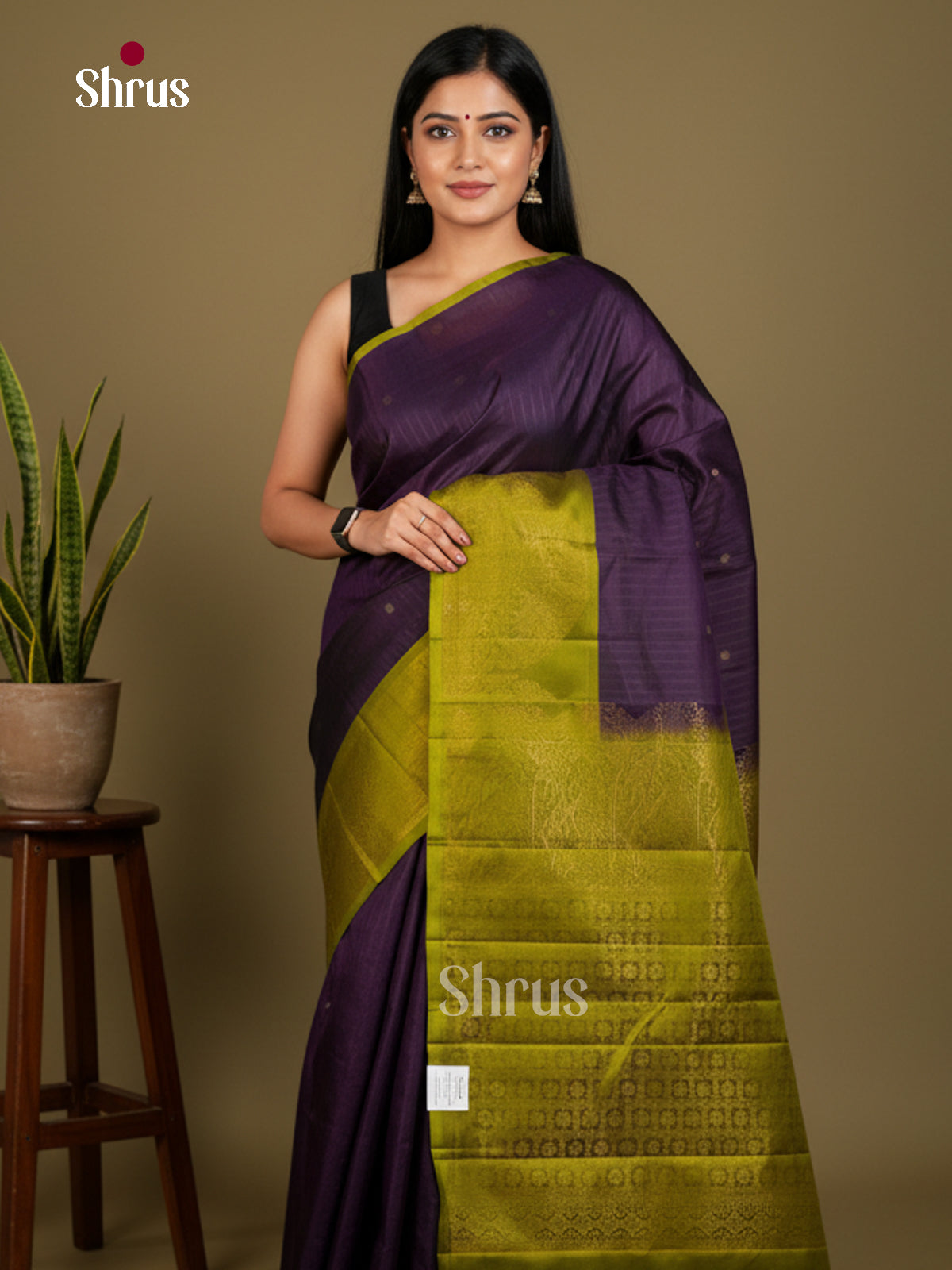 Softsilk-halfpure Saree - EDS04360 - Shop on Shrus.com