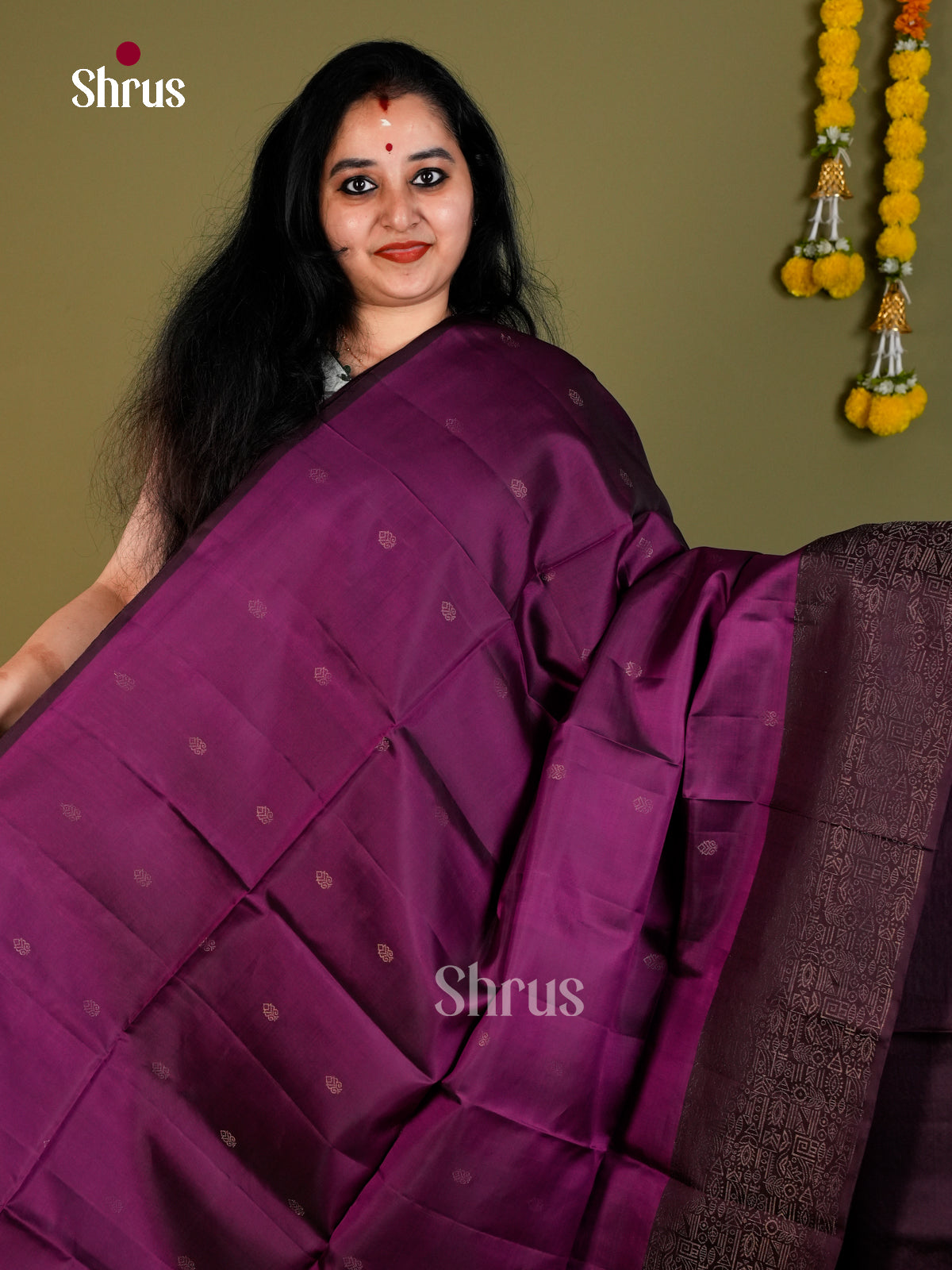 Softsilk-halfpure Saree - EDS04361 - Shop on Shrus.com