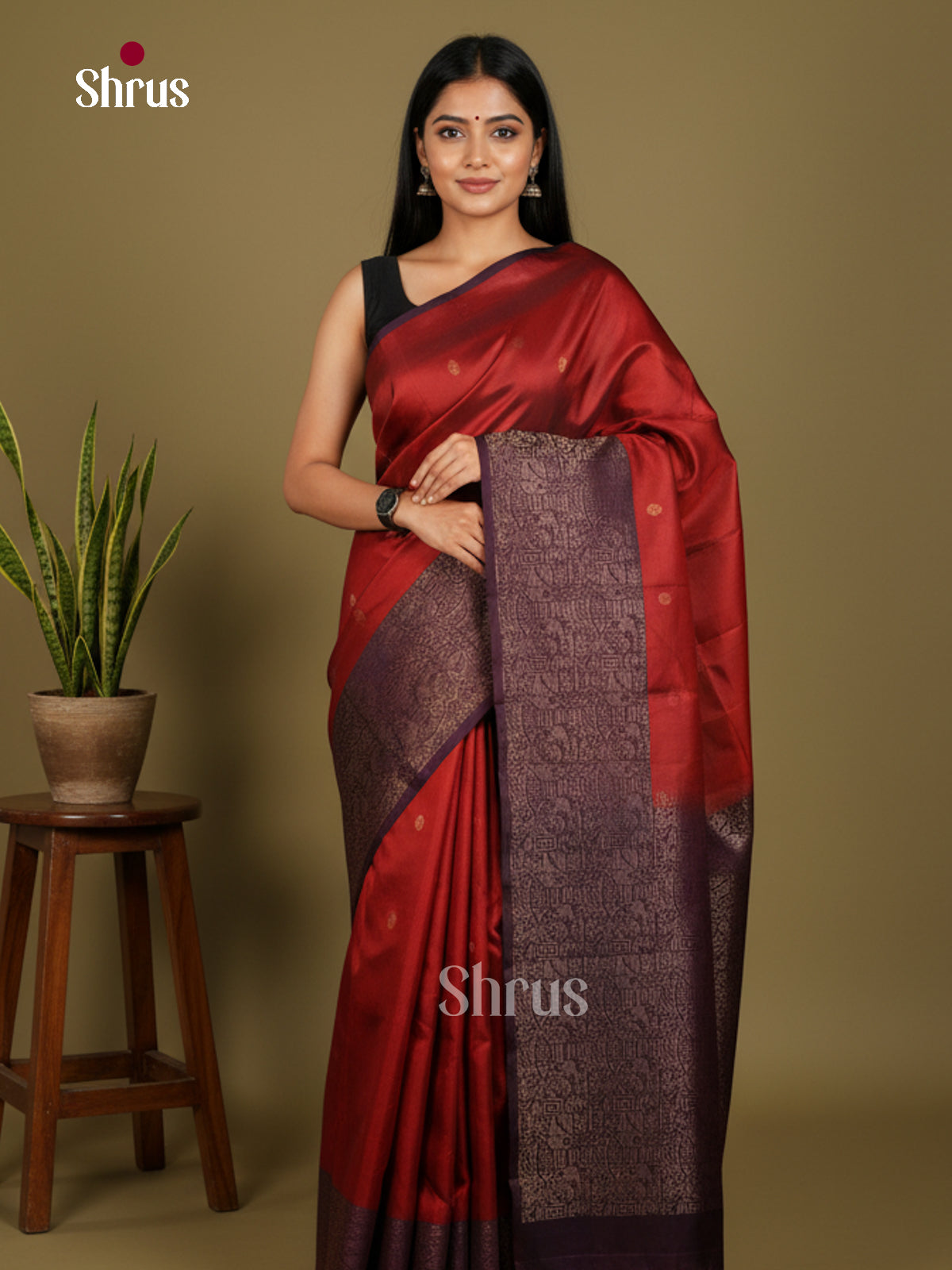 Softsilk-halfpure Saree - EDS04362 - Shop on Shrus.com